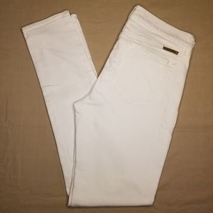 Ralph Lauren Women's Varick Skinny White Jeans